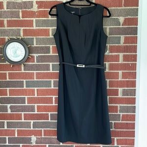 Talbots black shift dress